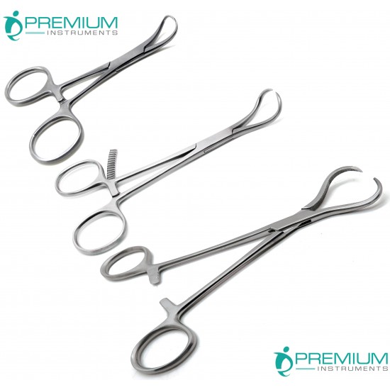 Surgical Forceps Set of 3