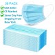 50 Pcs Disposable 3-Ply Face Mask Anti-Dust Protection Multi Purpose Breathable Pack