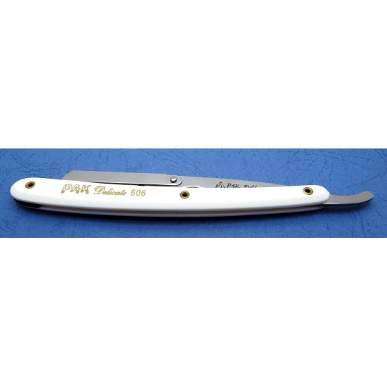 White Barber Razor 
