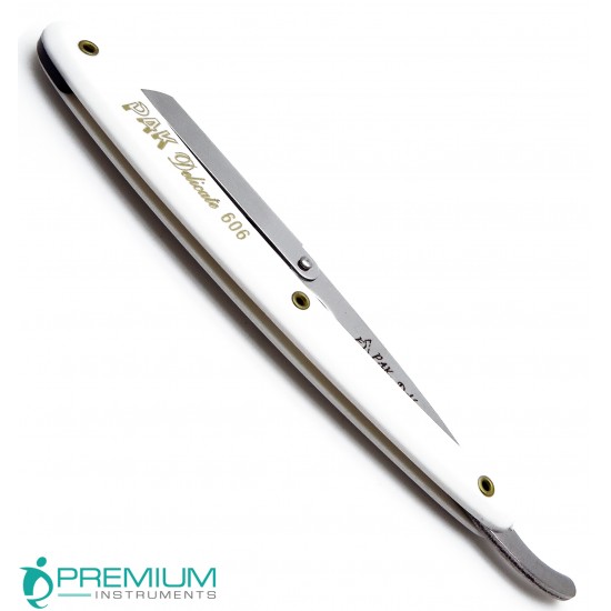 White Barber Razor 