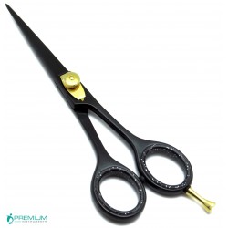 Barber Scissor Black 6"