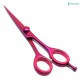 Barber Scissor Pink 6"