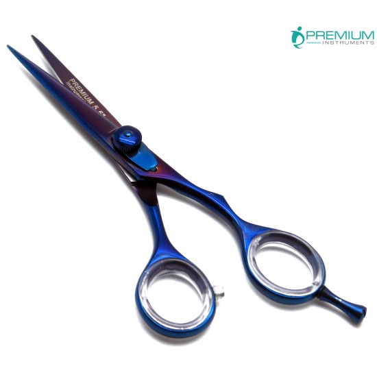 Barber Scissor Purple 5.5"