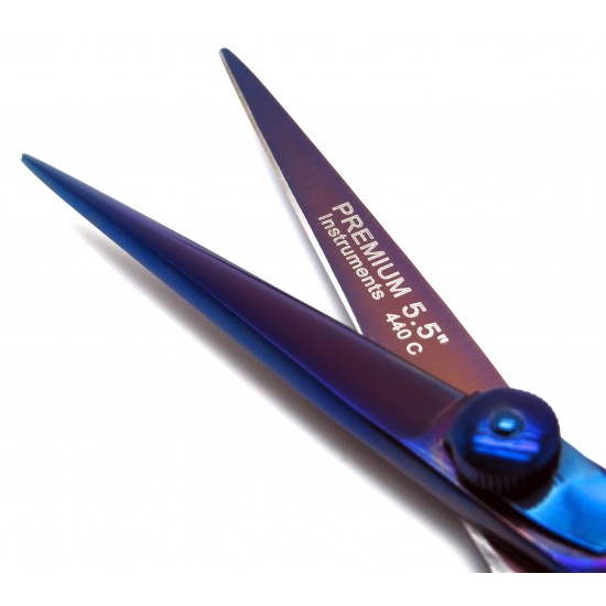 Barber Scissor Purple 5.5"