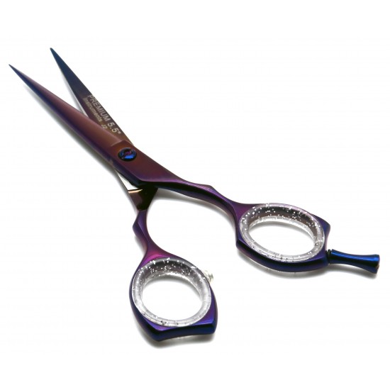 Barber Scissor Purple 5.5" J2