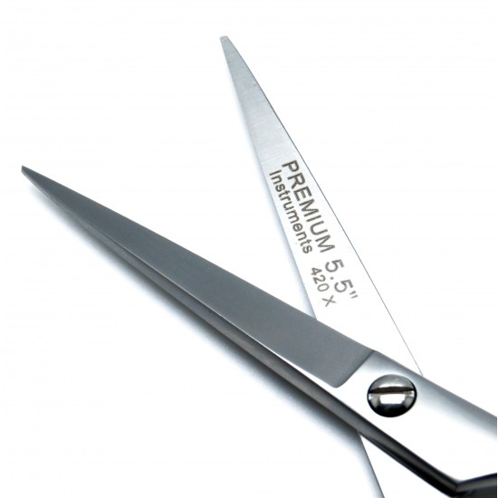 Barber Scissor Silver 5.5"